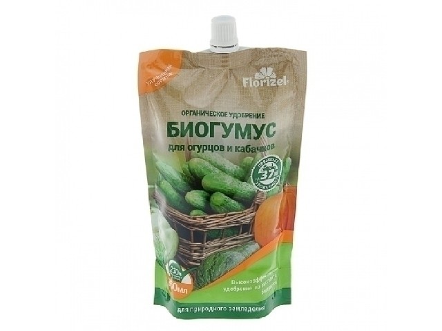 Для Огурцов и Кабачков. Органическое удобрение. (термо-пак 350 мл.)  Florizel 